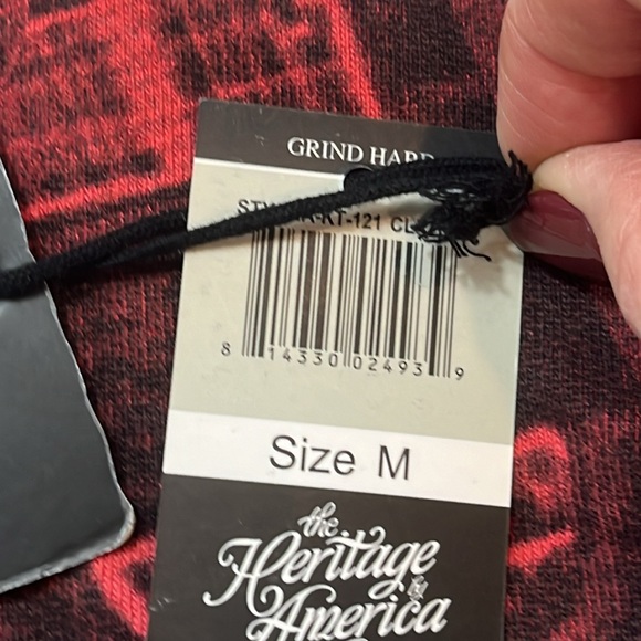 USA flag HOODIE new Denim Distillery American Short Sleeves Red White Blue MENS - Picture 10 of 15